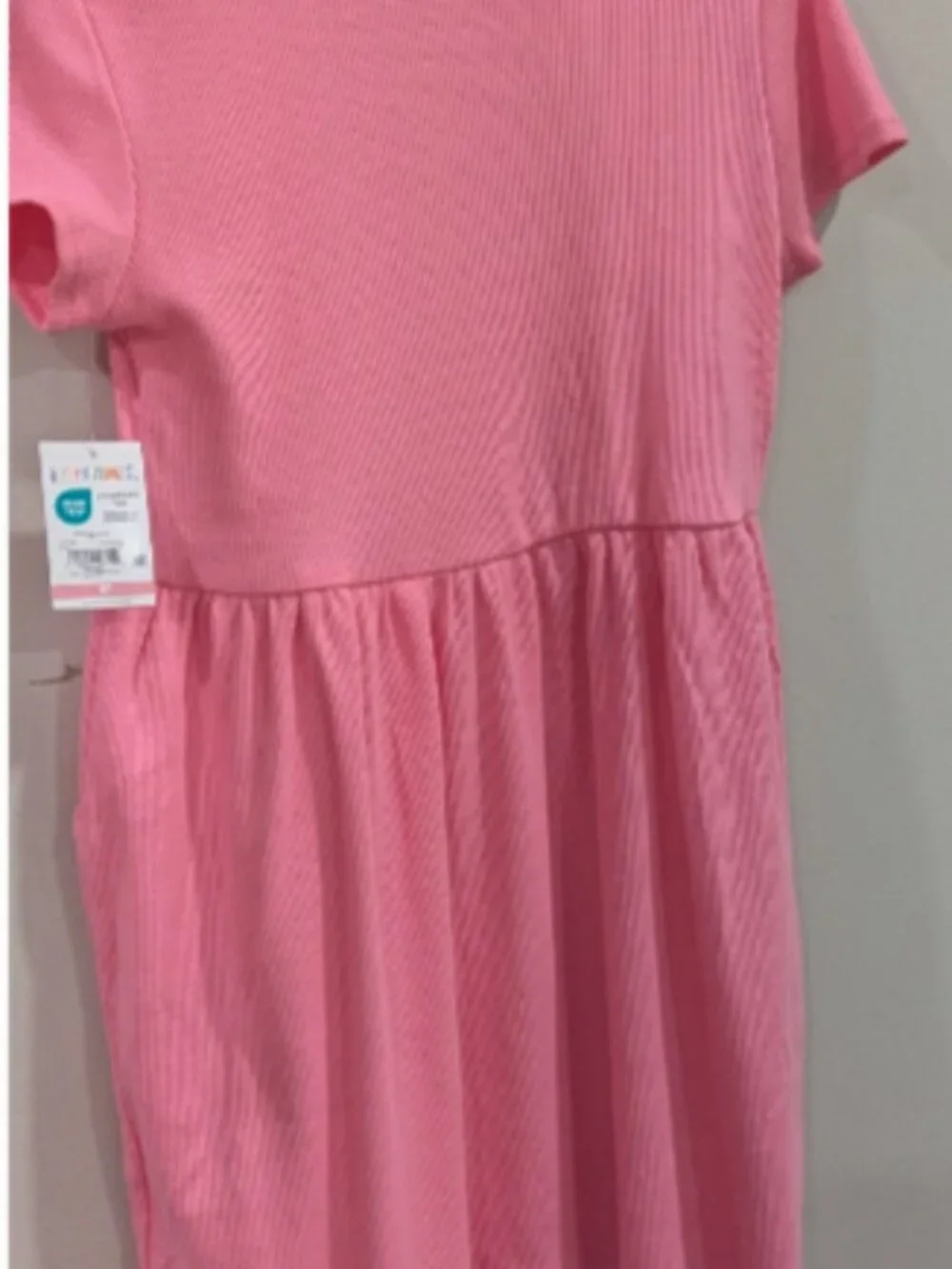 NWT Garanimals Girls Pink Short Sleeve Skater Pocket Dress Size 5T